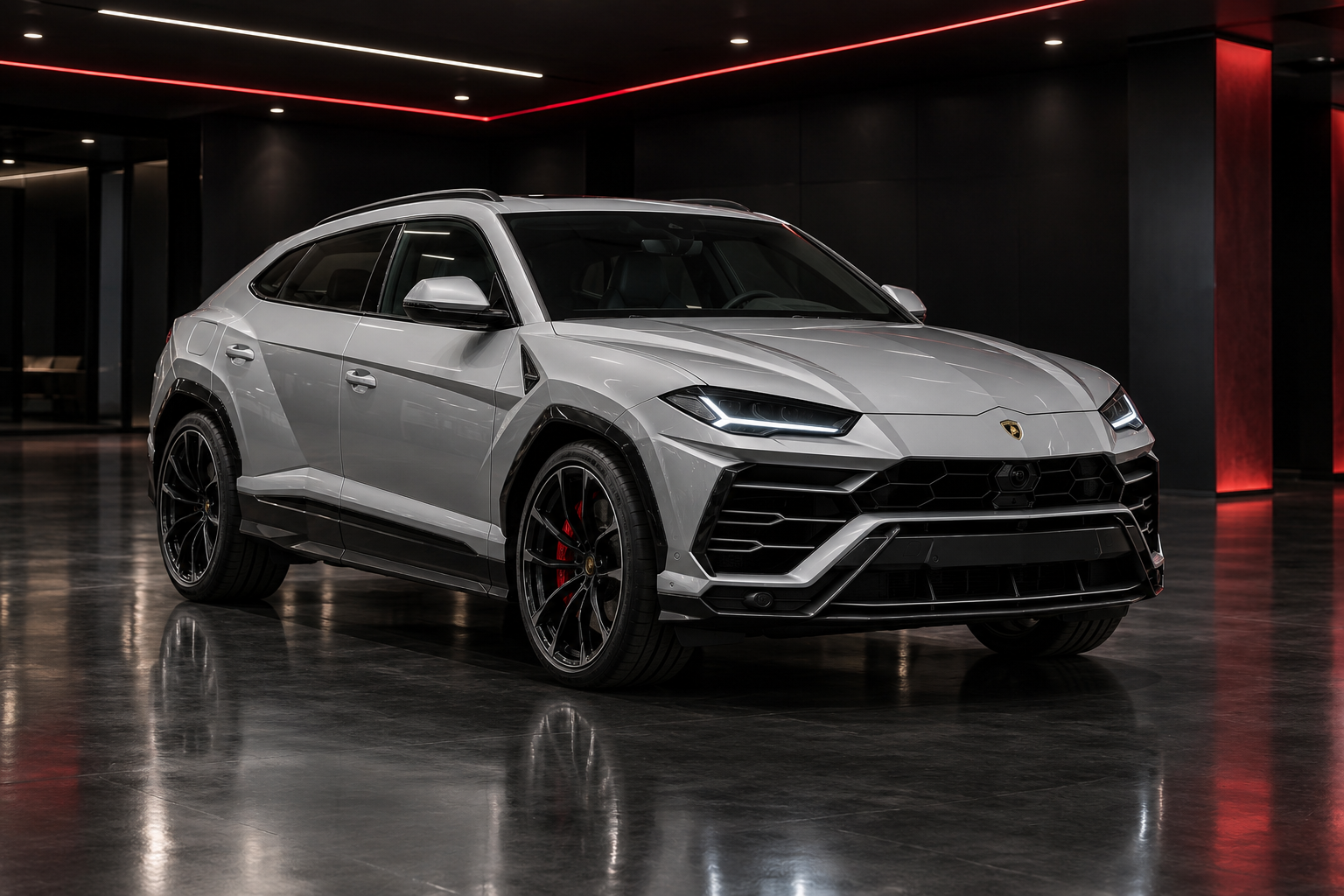 2021 Silver Lamborghini Urus available from ACE Luxury Exotics